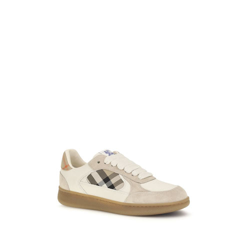 Burberry Beige Læder Bos Taurus Sneakers