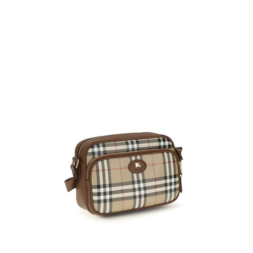 Burberry Beige Skuldertaske i Bomuld