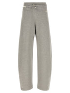 The Attico Gray Cotton Casual Pants