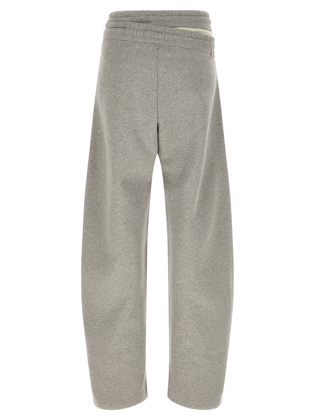 The Attico Gray Cotton Casual Pants