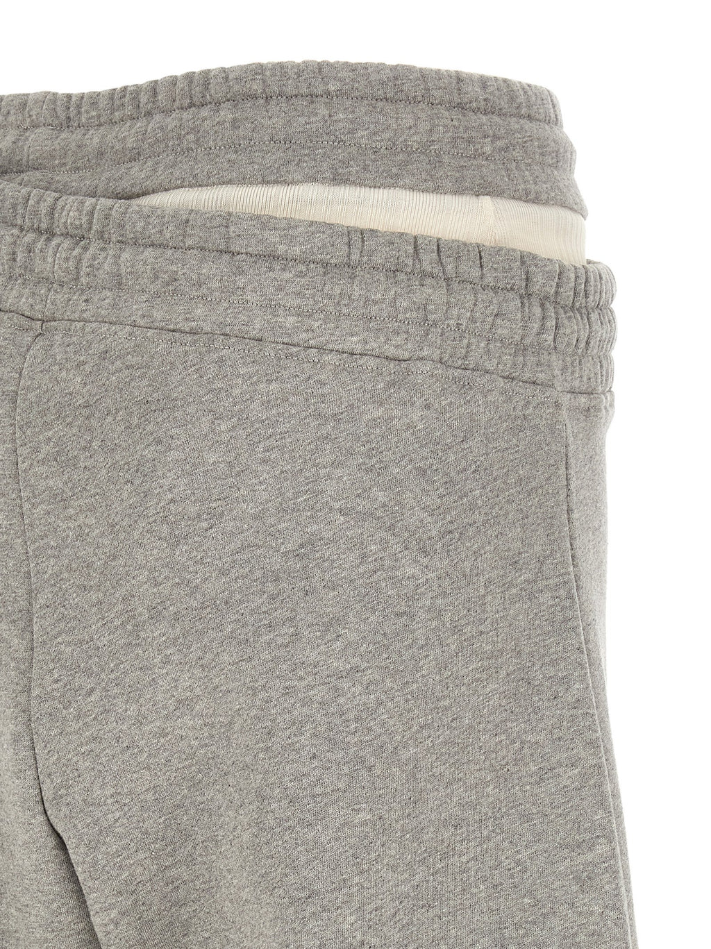 The Attico Gray Cotton Casual Pants