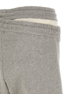 The Attico Gray Cotton Casual Pants