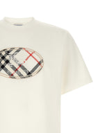 Burberry White Cotton T-Shirt