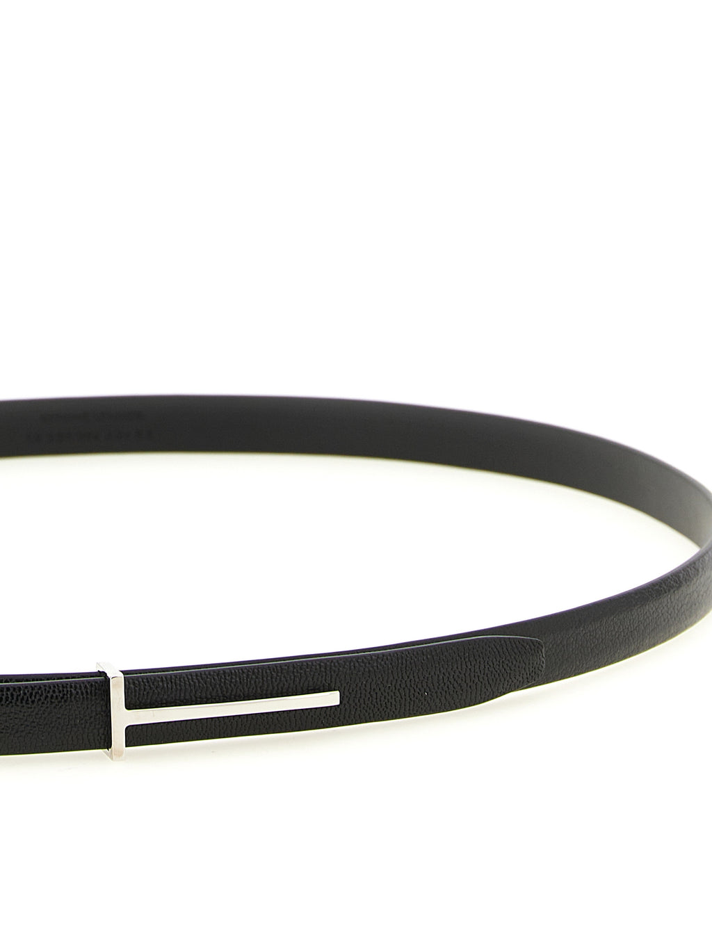 Tom Ford Black Goatskin Thin Belt