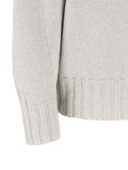 The Attico Gray Virgin Wool Cardigan