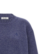 The Attico Blue Virgin Wool Cardigan