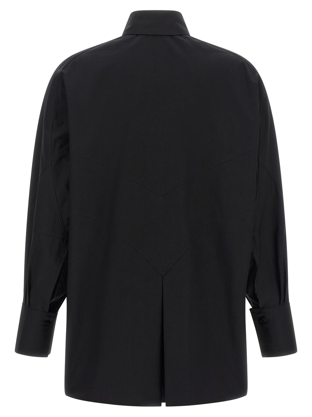The Attico Black Cotton Blouse