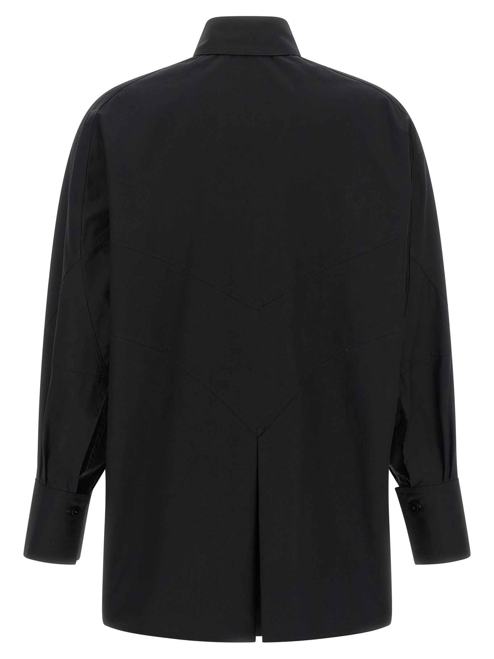 The Attico Black Cotton Blouse