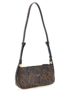 PINKO Brown Calfskin Crossbody Bag