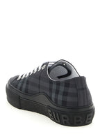Burberry Gray Polyamide Low Top Sneakers