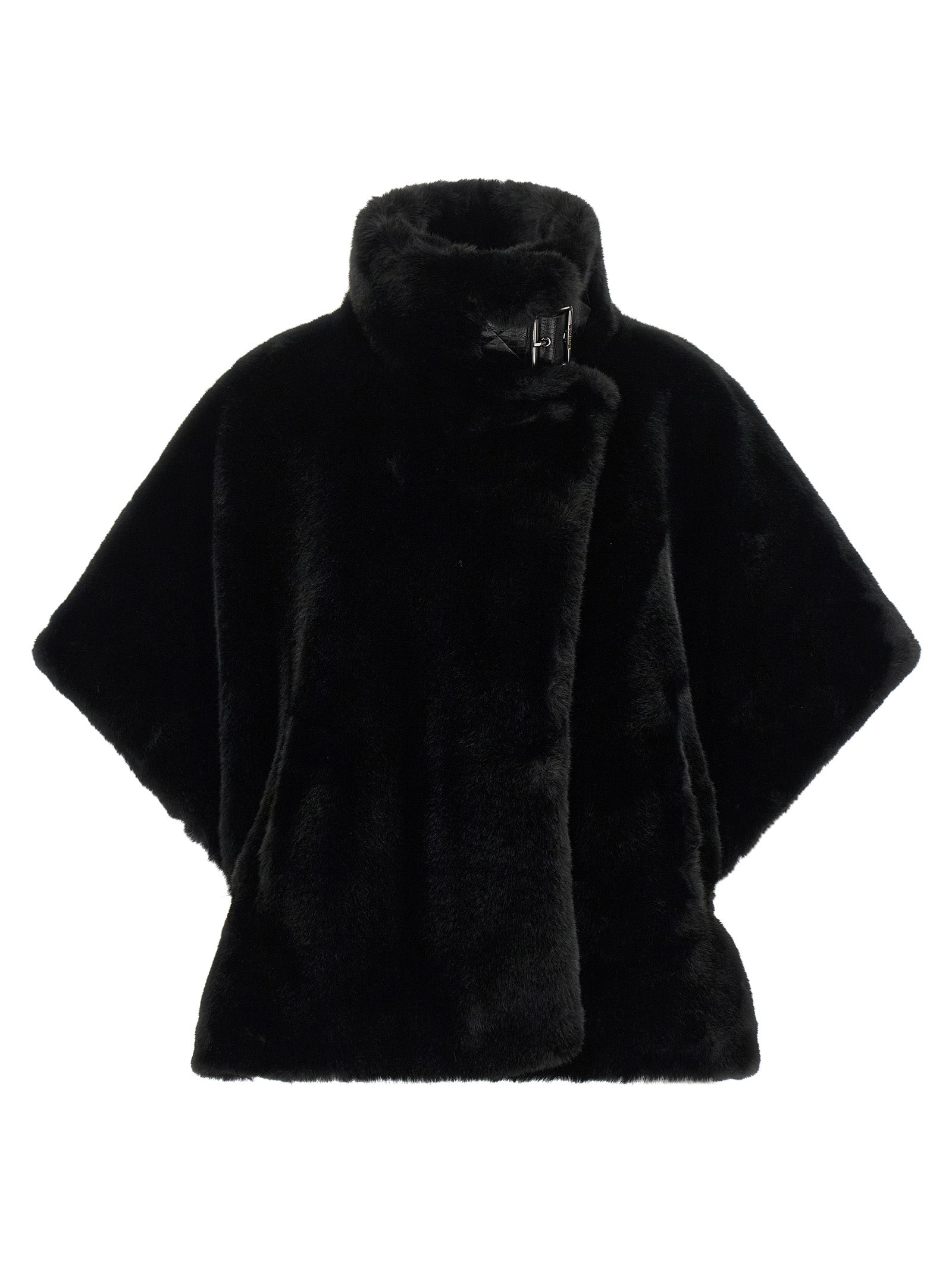PINKO Black Polyester Coat