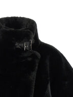 PINKO Black Polyester Coat