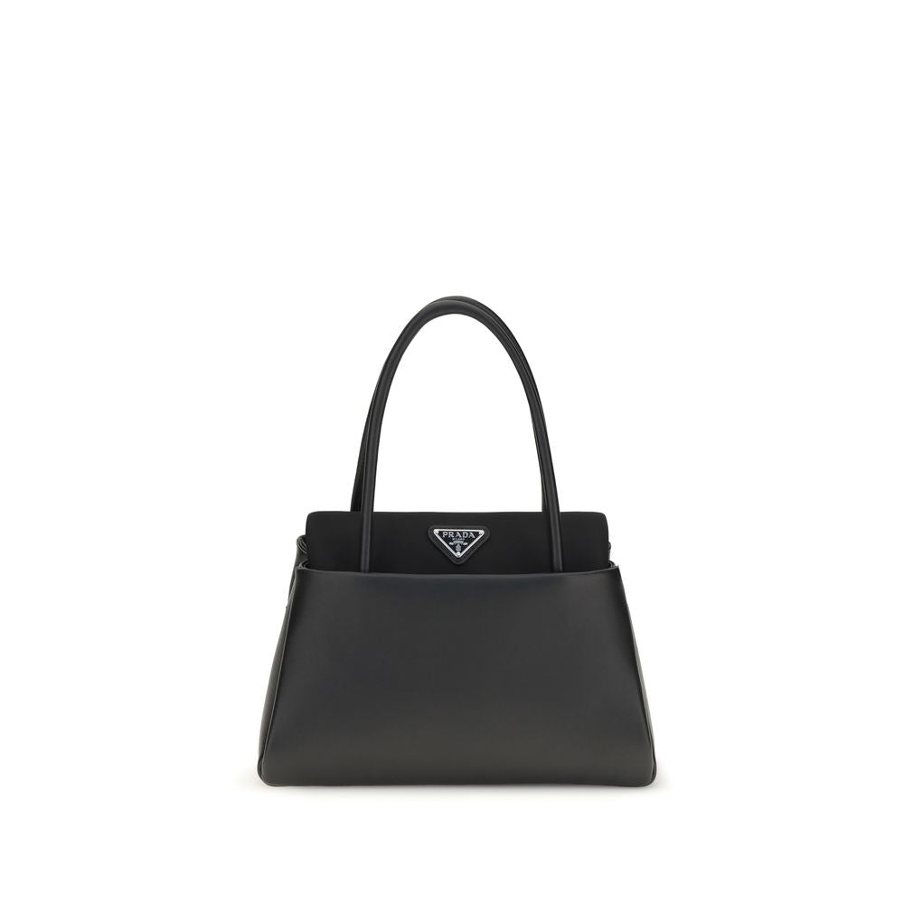 Prada Sort Kalveskind Bos Taurus Håndtaske