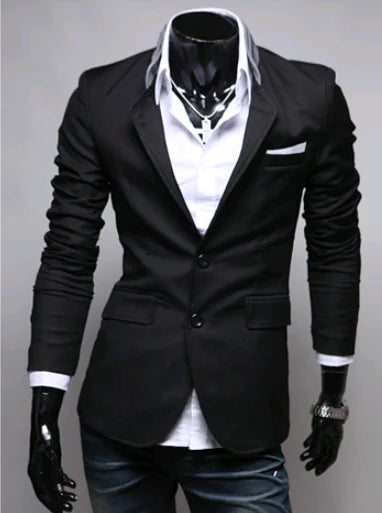 Men's Slim Fit Lightweight Suit Jacket