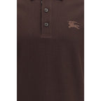 Burberry Brown Cotton Polo Shirt