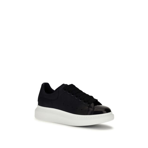 Alexander McQueen Niebieskie Sneakersy Na Grubej Podeszwie Ze Skóry Cielęcej Bos Taurus