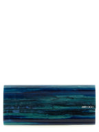 Jimmy Choo Bicolor Polyester Clutch Bag