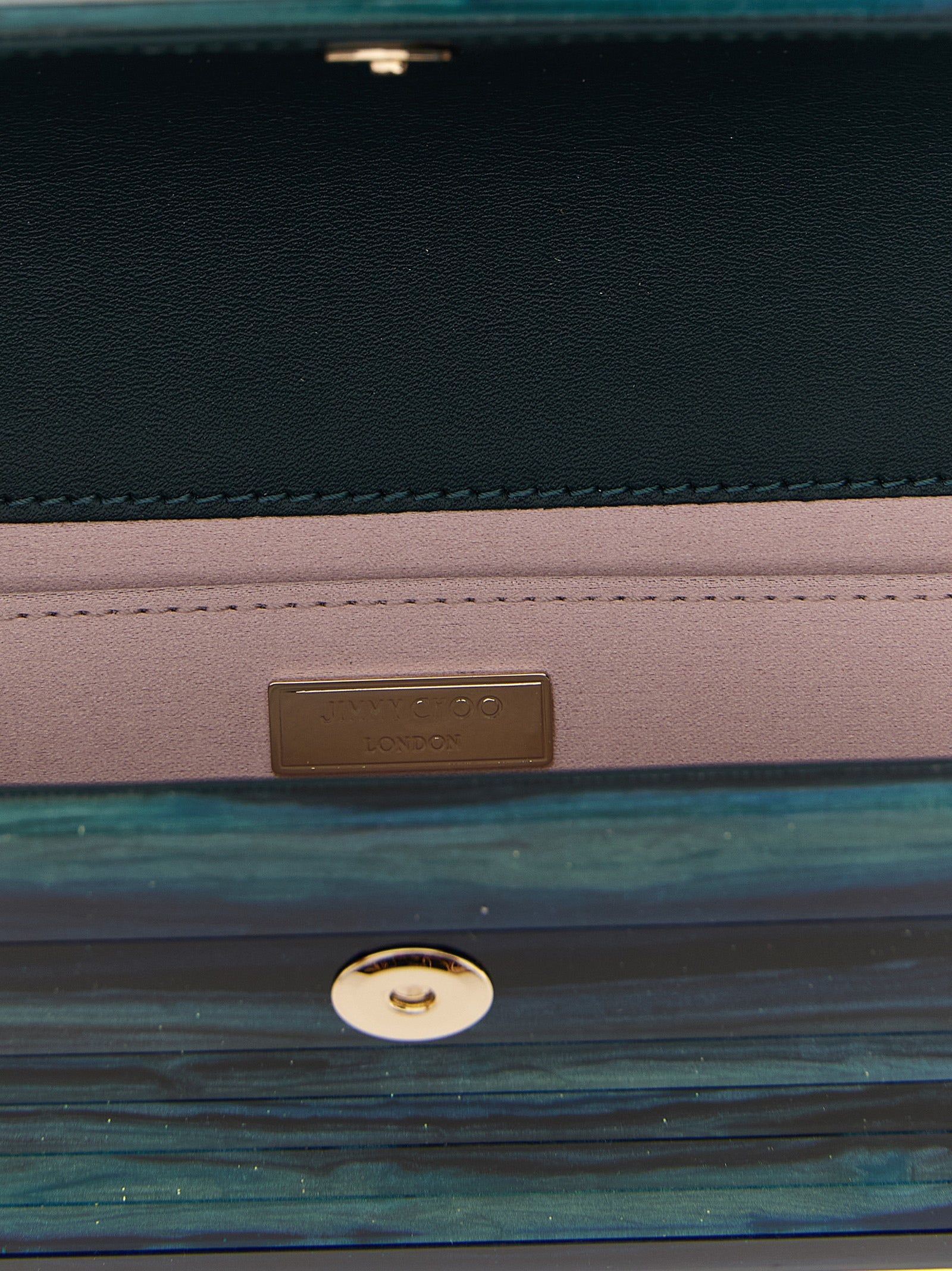 Jimmy Choo Bicolor Polyester Clutch Bag