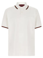 Gucci White Cotton Polo Shirt