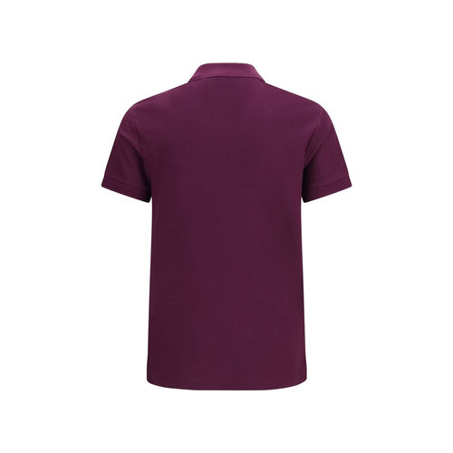 Burberry Purple Cotton Polo Shirt