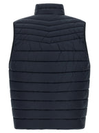 Hugo Boss Blue Recycled Polyamide Sleeveless Jacket