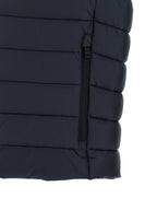 Hugo Boss Blue Recycled Polyamide Sleeveless Jacket