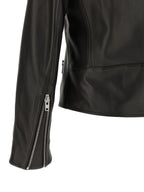 Maison Margiela Black Lamb Leather Leather Jacket