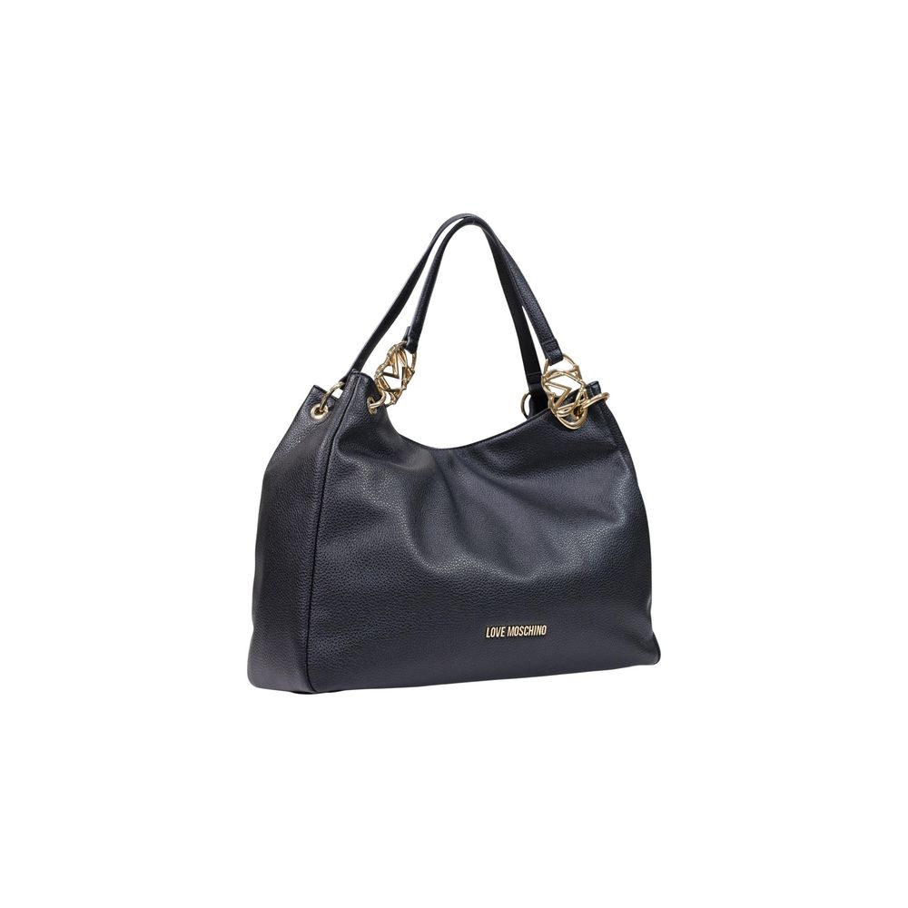 Torebka Love Moschino z czarnego polietylenu