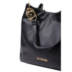 Love Moschino sort håndtaske i polyethylen