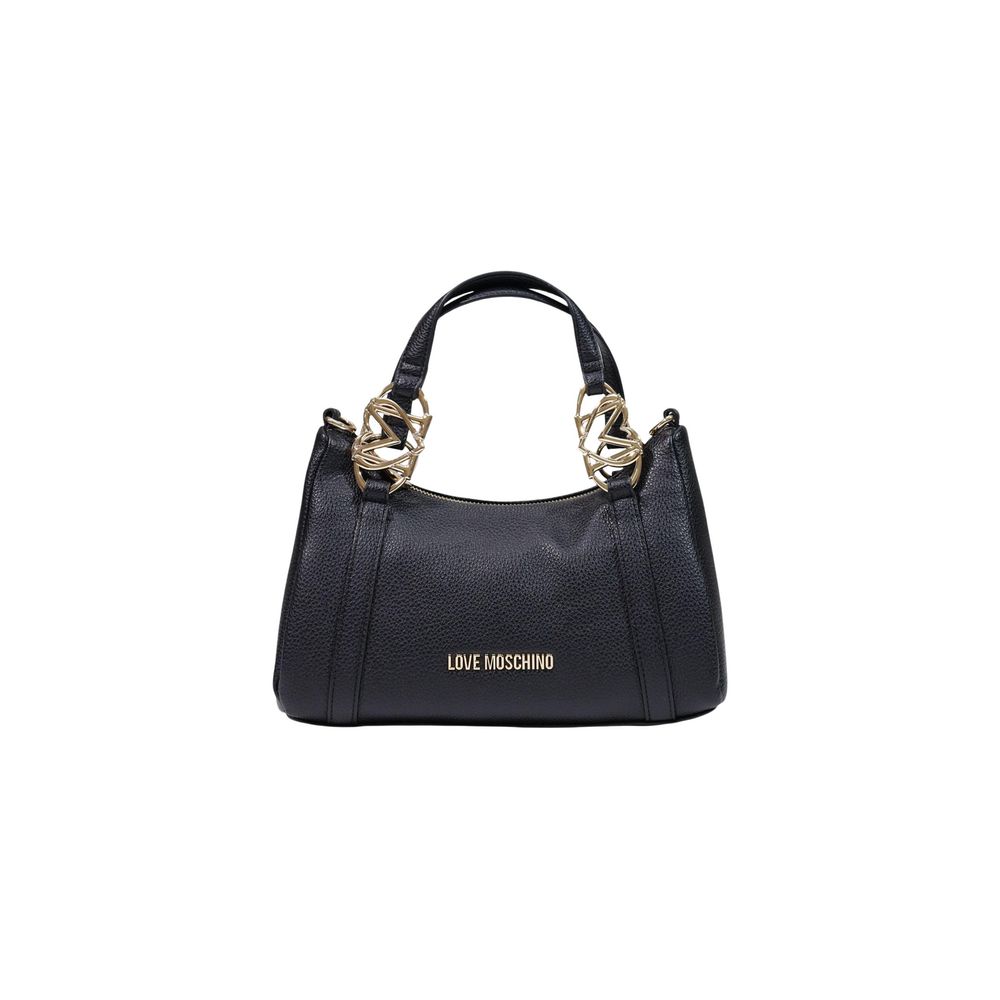 Love Moschino Sort Håndtaske i Polyethylen