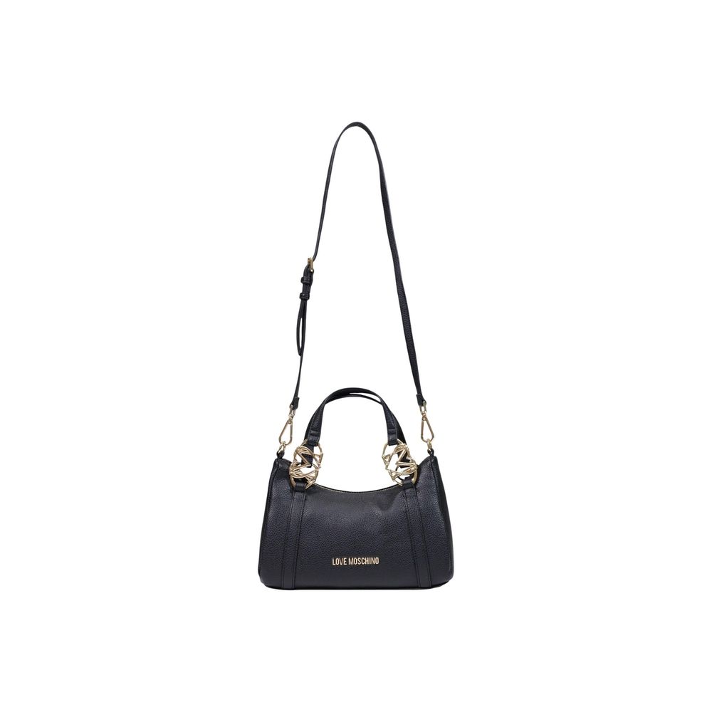 Love Moschino Sort Håndtaske i Polyethylen