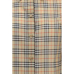 Burberry Beige Bomuldsmønstret Skjorte