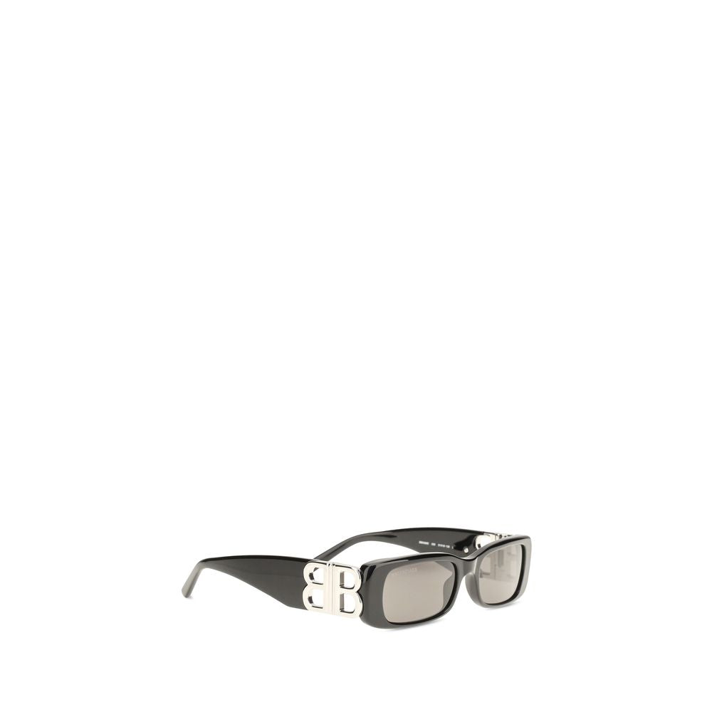 Balenciaga solbriller i sort acetat