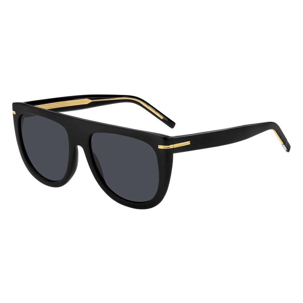 Hugo Boss sorte solbriller i acetat