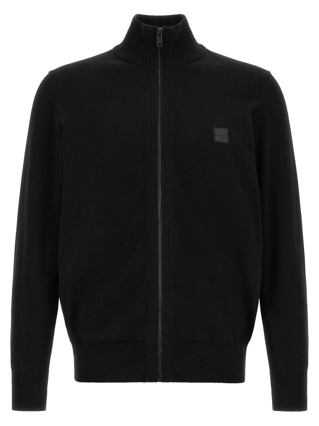 Hugo Boss Black Cotton Cardigan