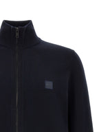Hugo Boss Blue Cotton Cardigan