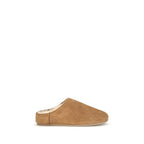 UGG Beige Leather Mules