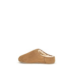 UGG Beige Leather Mules