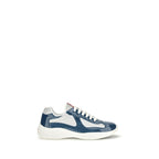 Prada Blå Kalveskind Bovidae Atletiske Sneakers