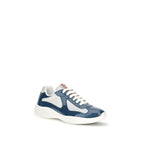 Prada Blå Kalveskind Bovidae Atletiske Sneakers