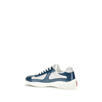 Prada Blå Kalveskind Bovidae Atletiske Sneakers