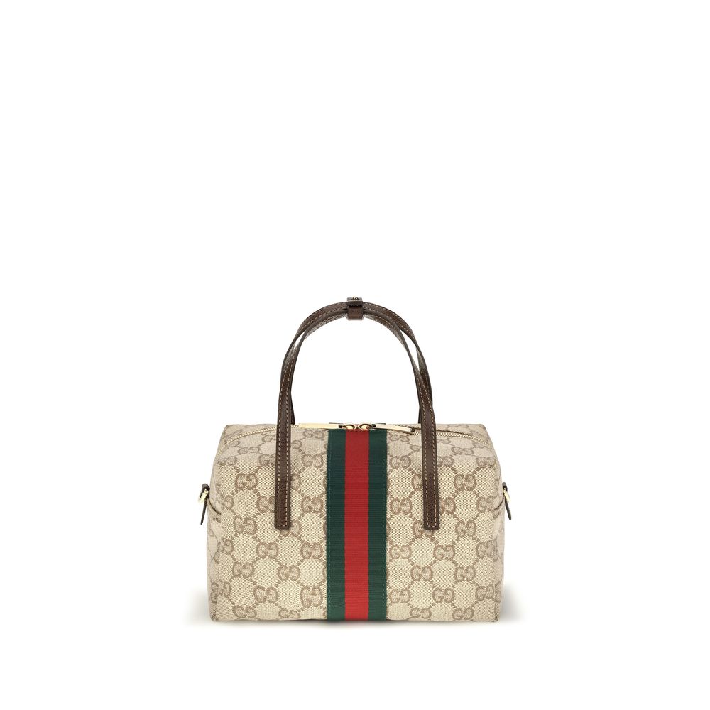 Gucci beige stofhåndtaske