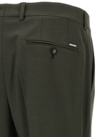 Hugo Boss Bicolor Virgin Wool Pants