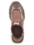 Dolce & Gabbana Purple Leather Athletic Sneakers