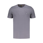 Niebieski męski T-shirt bawełniany Hugo Boss