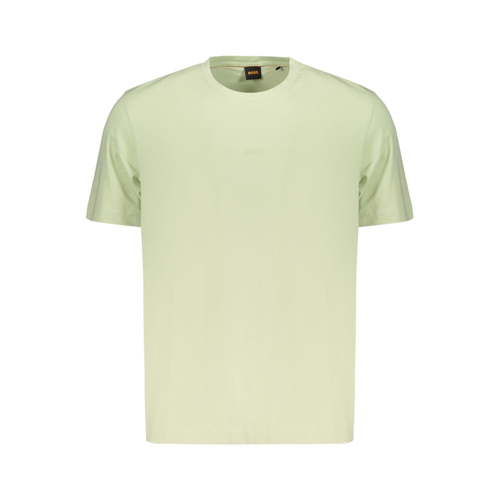 Hugo Boss Grøn Bomulds T-shirt til Mænd