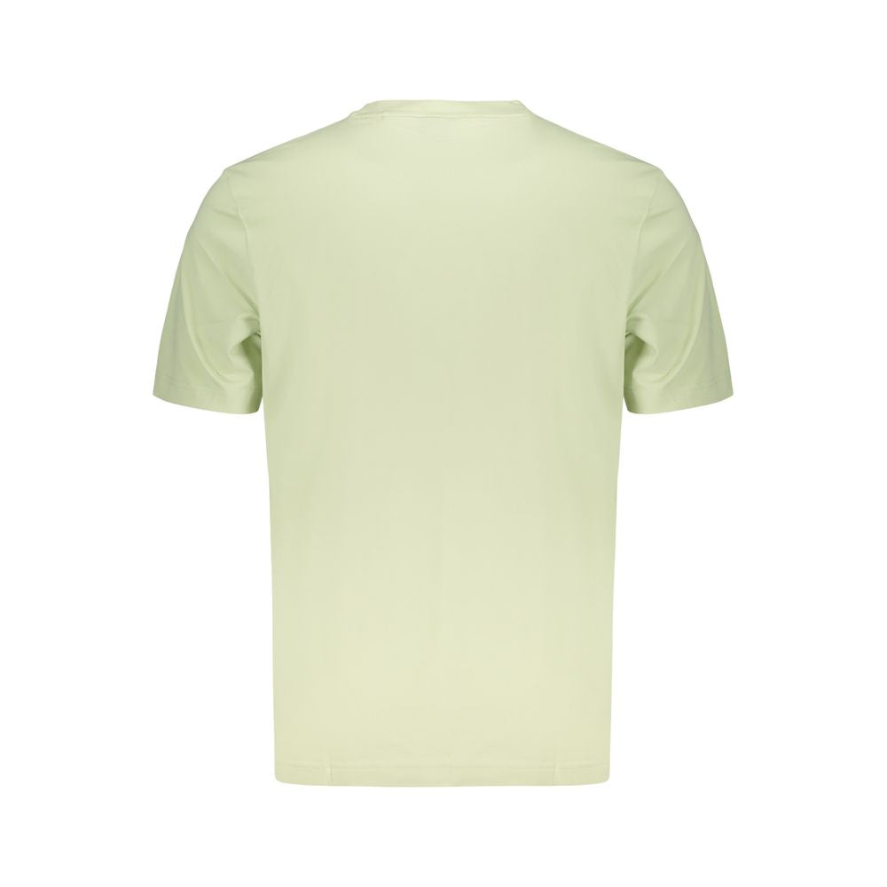 Hugo Boss Grøn Bomulds T-shirt til Mænd