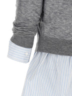 Alexander Wang Gray Wool Blouse