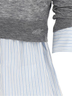 Alexander Wang Gray Wool Blouse