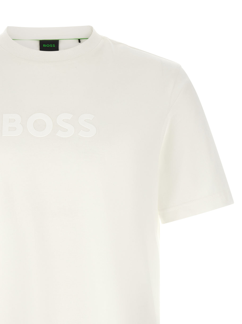 Hugo Boss White Cotton T-Shirt